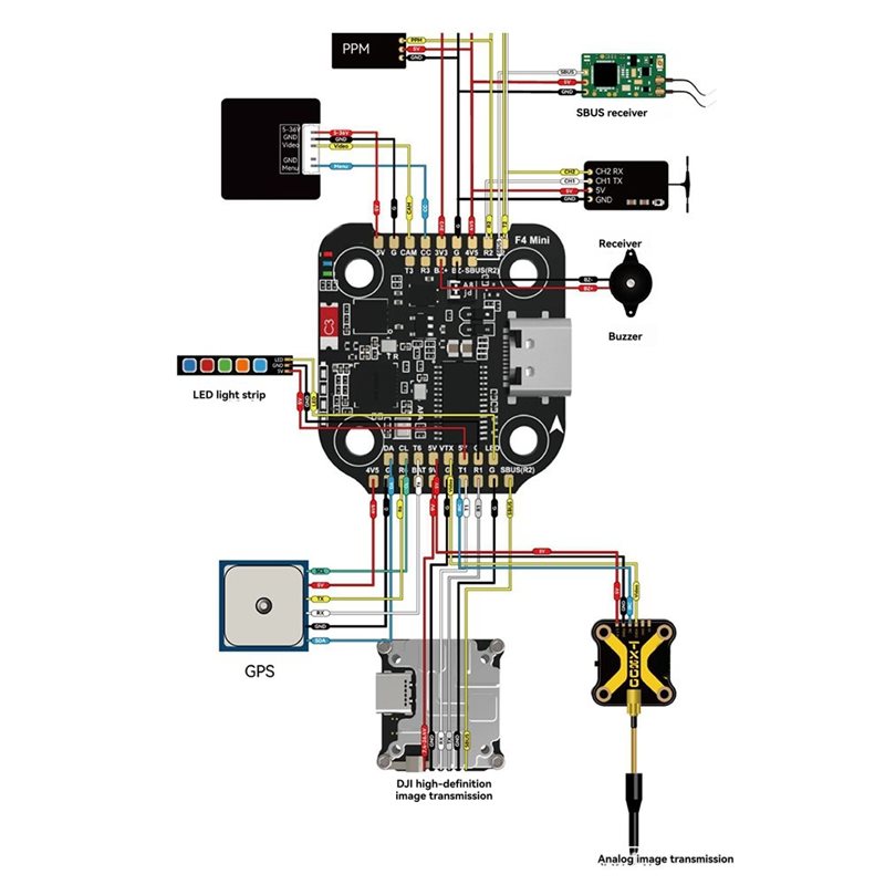 F405 Flight Controller - B92B لوحدة التحكم في الطيران SpeedyBee