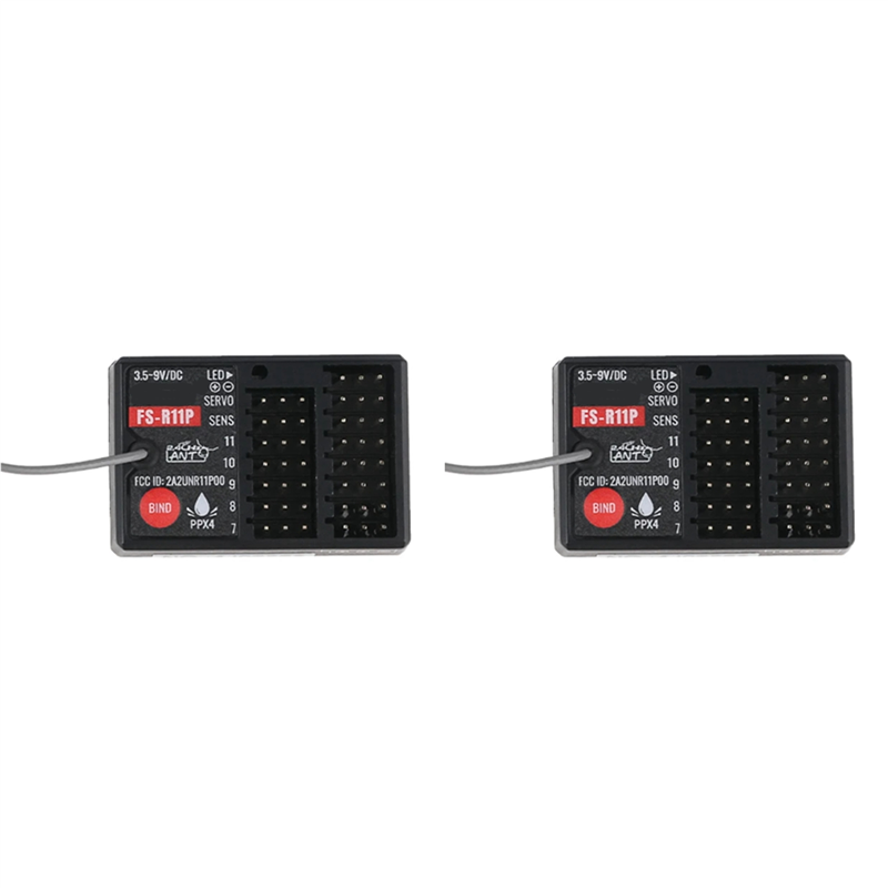 Flysky Transmitter - 2X FS-R11P استقبال لجهاز التحكم عن