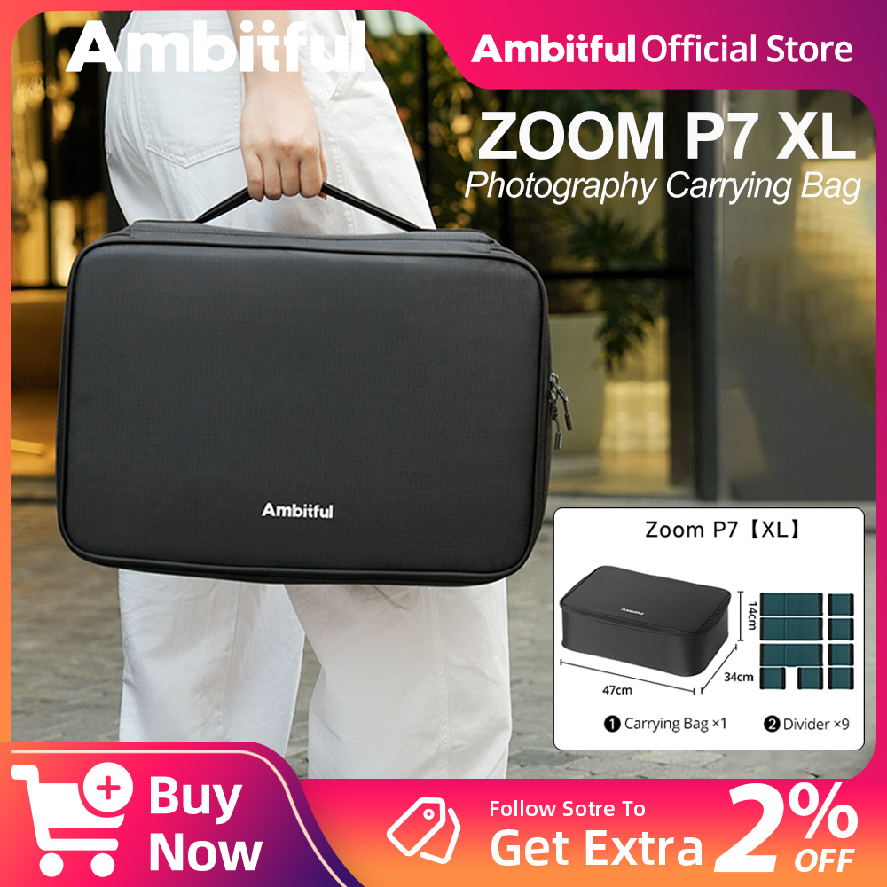 Drone With Camera - Ambitful ZOOM P7II XL التصوير حقيبة