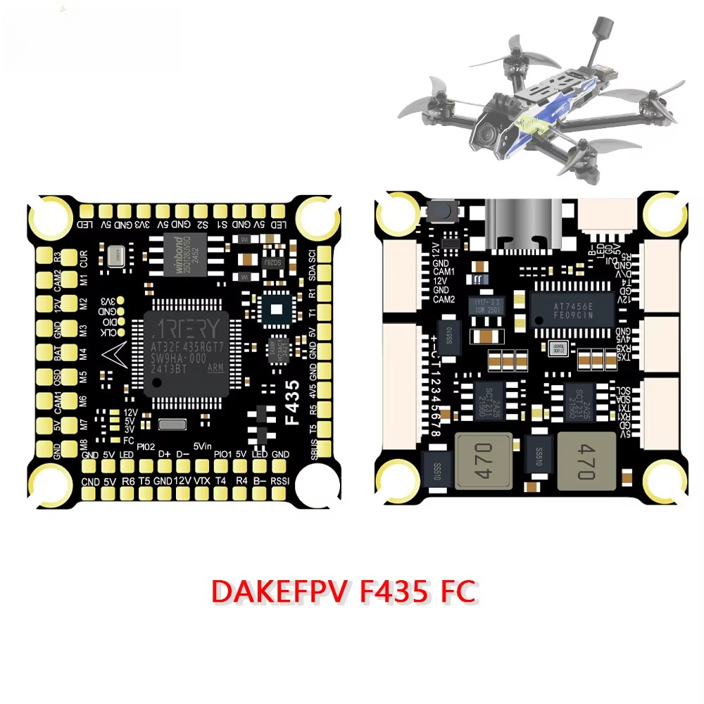 Betaflight Fc - وحدة تحكم الطيران DAKEFPV F435 3-12S