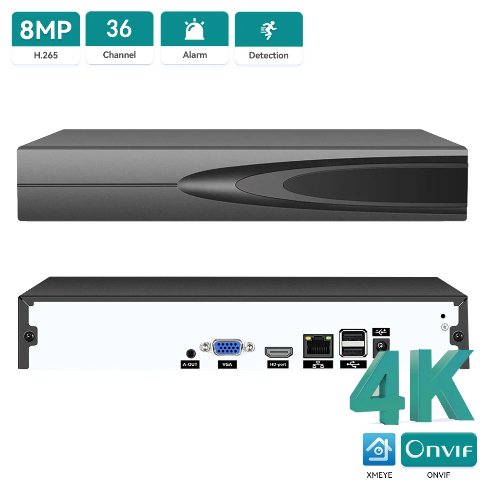 Hd Zero Camera - مسجل فيديو شبكي 4K ONVIF CCTV