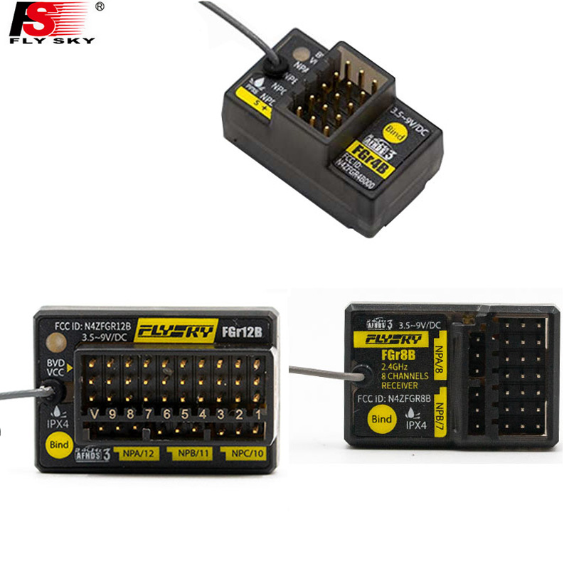 Flysky Transmitter - جهاز استقبال Flysky FGr4B FGr8B FGr12B