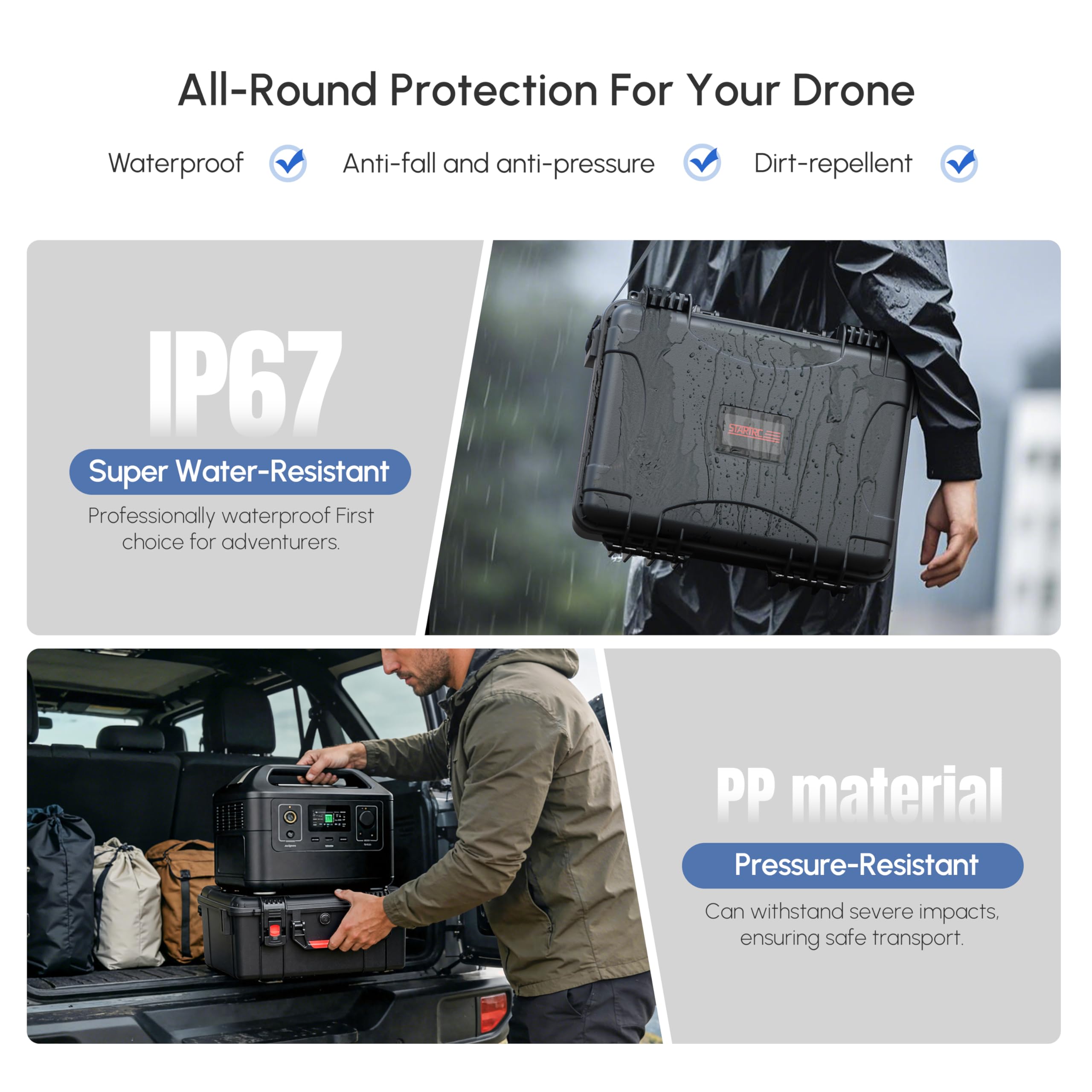 حقيبة صلبة مقاومة للماء لـ DJI - مراجعة Drone Goggles Dji وسعره
