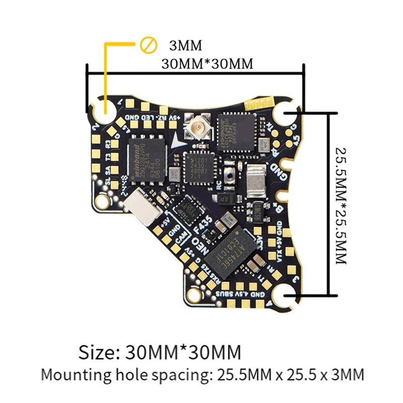 وحدة تحكم طيران FBIL-F435 NEO  - مراجعة 4 In 1 Esc وسعره