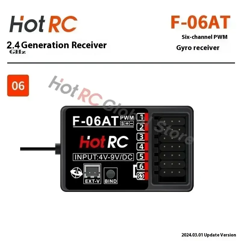 جهاز استقبال HOTRC بتردد 2.4 ج - مراجعة Radio Transmitter 2.4Ghz وسعره