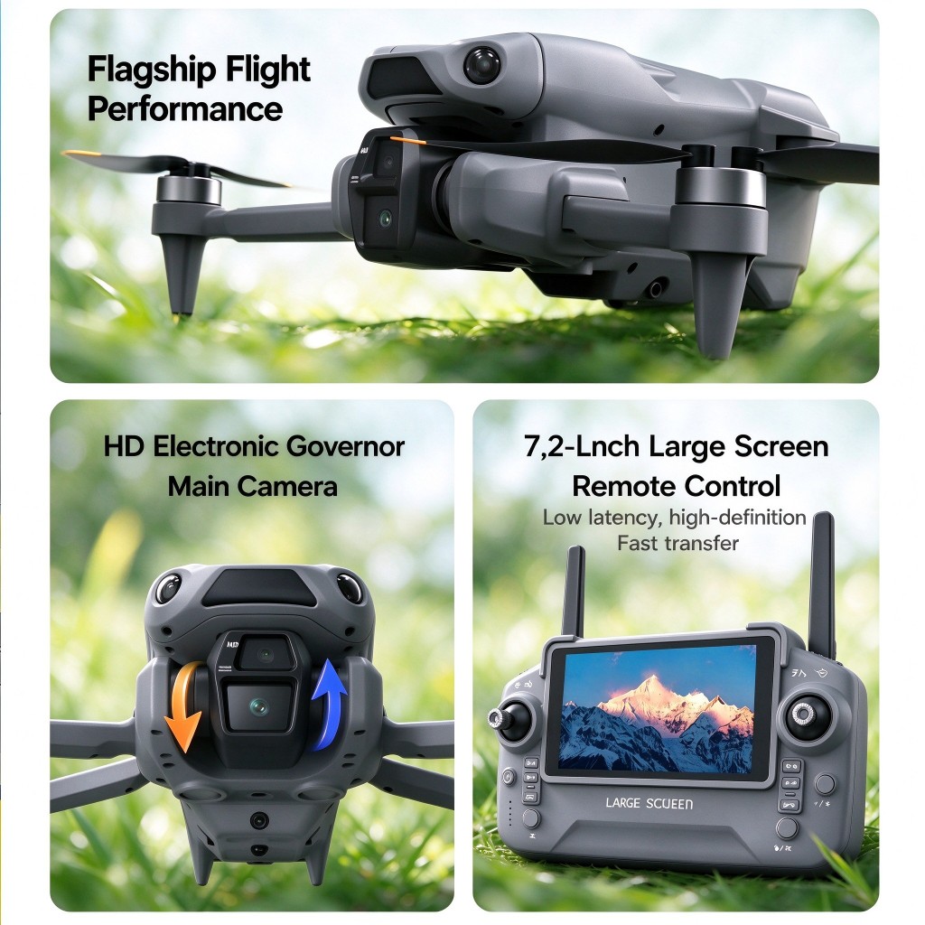 طائرة بدون طيار LF682 MAX GPS  - مراجعة Drone Gimbal وسعره