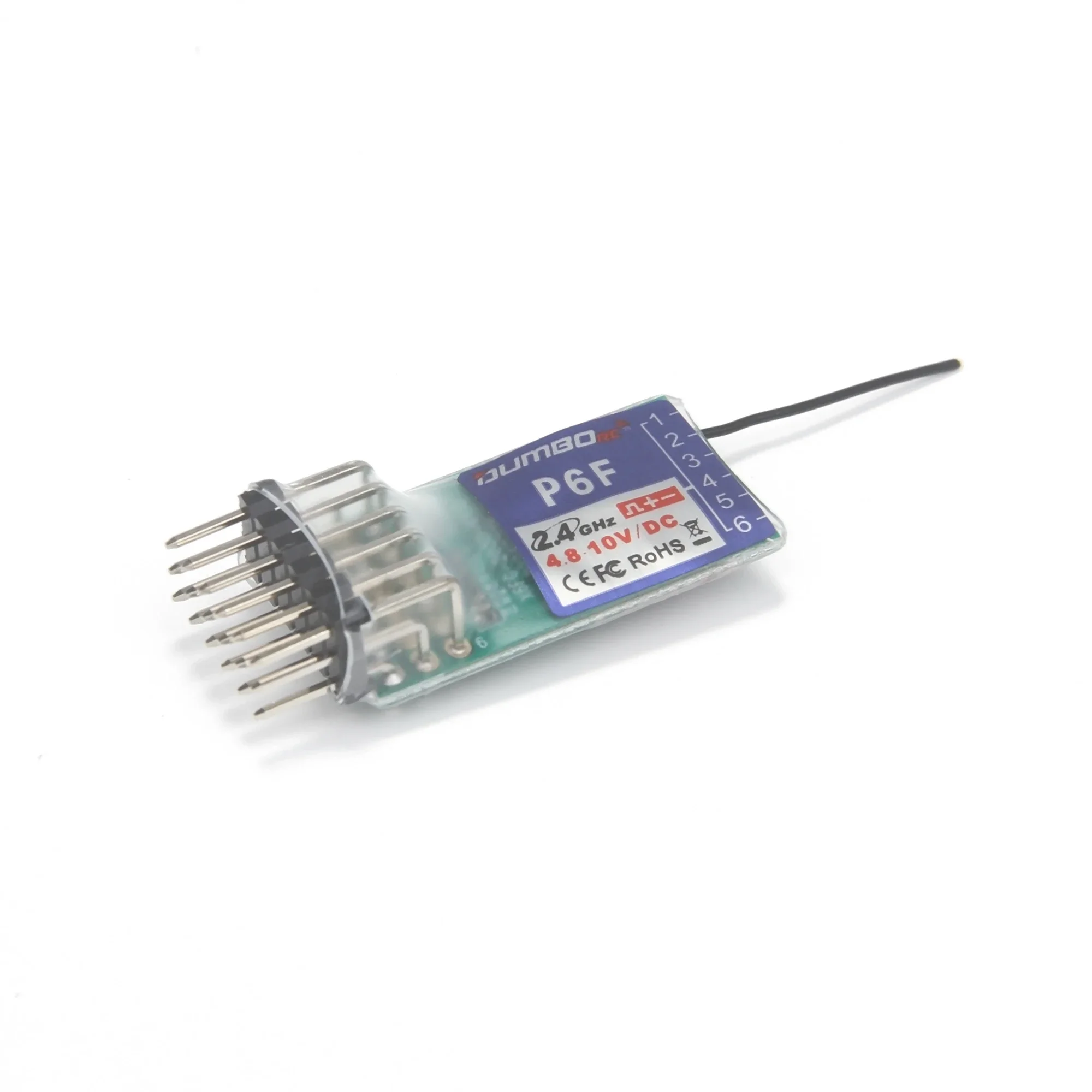 DUMBORC P6F استقبال صغير 6CH 2 - مراجعة Radio Transmitter 2.4Ghz وسعره