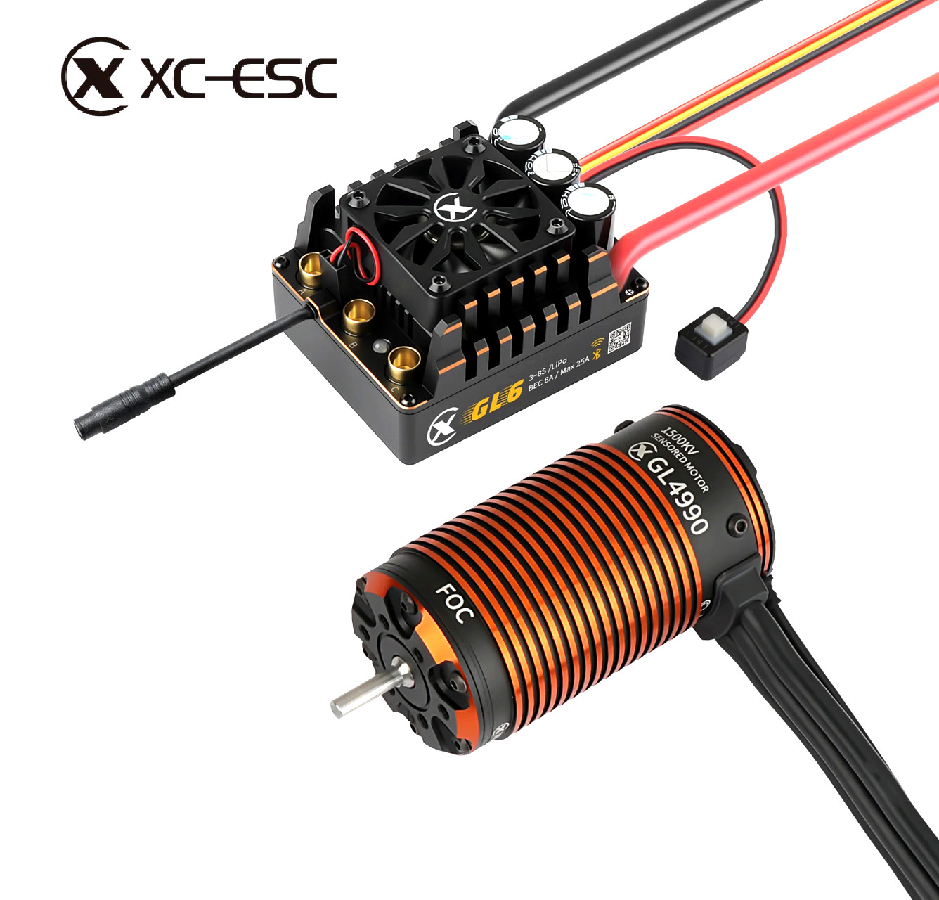 محرك XC COMBO FOC CRAWLER بدون - مراجعة 4 In 1 Esc وسعره