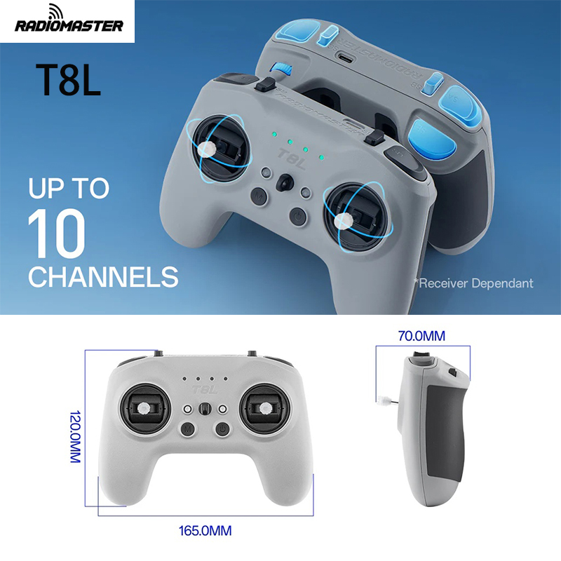 جهاز تحكم راديو RadioMaster T8 - مراجعة Drone Gimbal وسعره