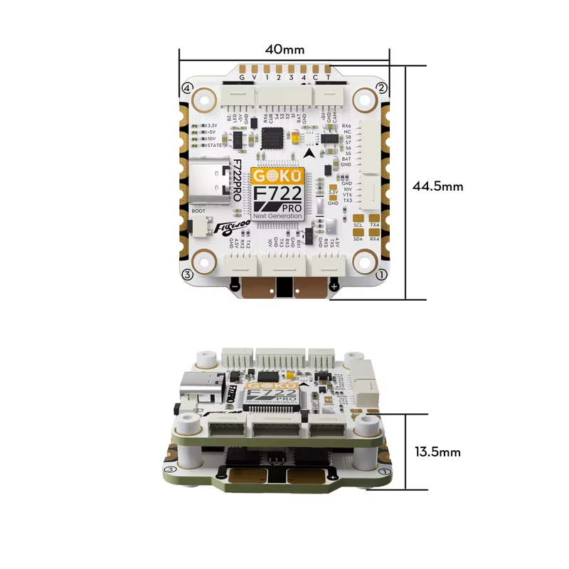Flywoo GOKU F722 Pro V2 55A 30 - مراجعة F722 Flight Controller وسعره