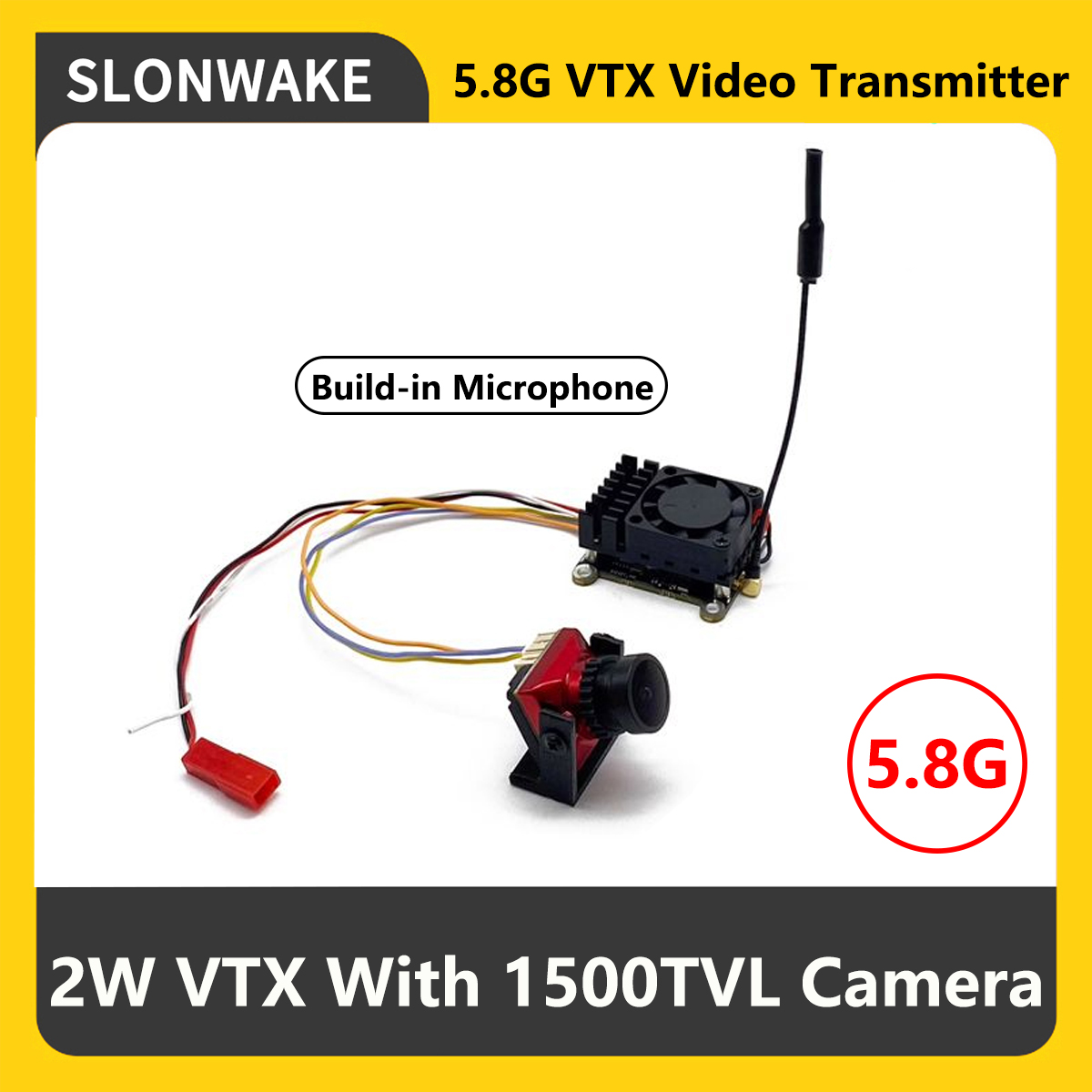 جهاز إرسال SLONWAKE 5.8G 2000m - مراجعة Rc Transmitter وسعره