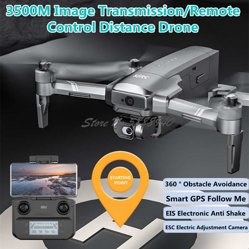 المهنية الجوية الحقيقية 4K GPS - مراجعة Drone Gimbal وسعره