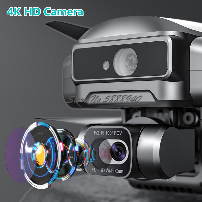 المهنية الجوية الحقيقية 4K GPS - مراجعة Drone Gimbal وسعره
