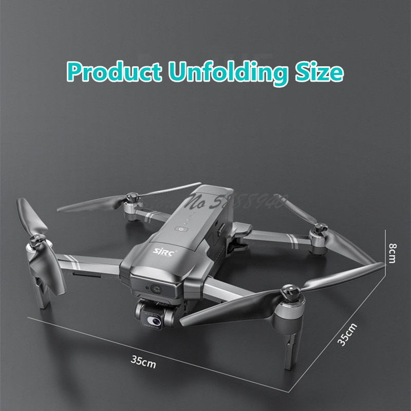 المهنية الجوية الحقيقية 4K GPS - مراجعة Drone Gimbal وسعره