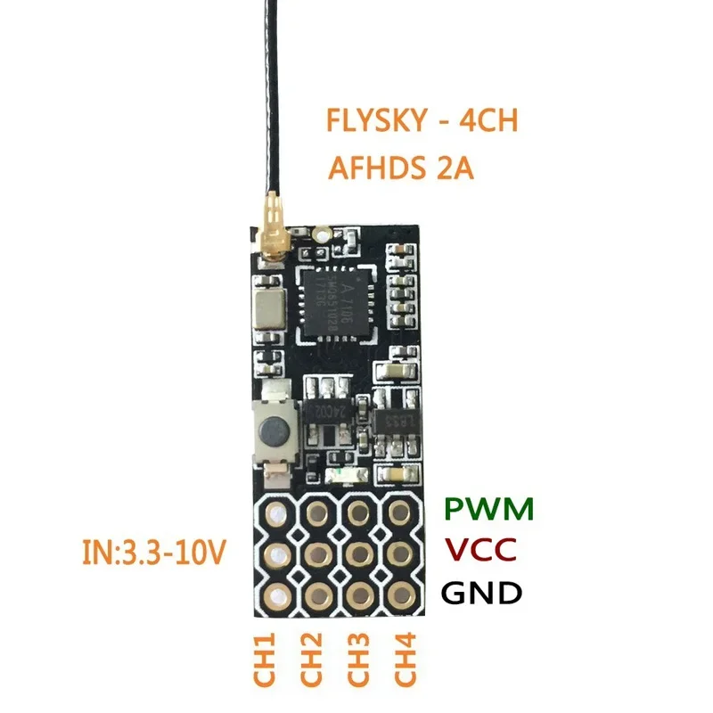 جهاز استقبال JHEMCU FS2A 4CH A - مراجعة Flysky Transmitter وسعره