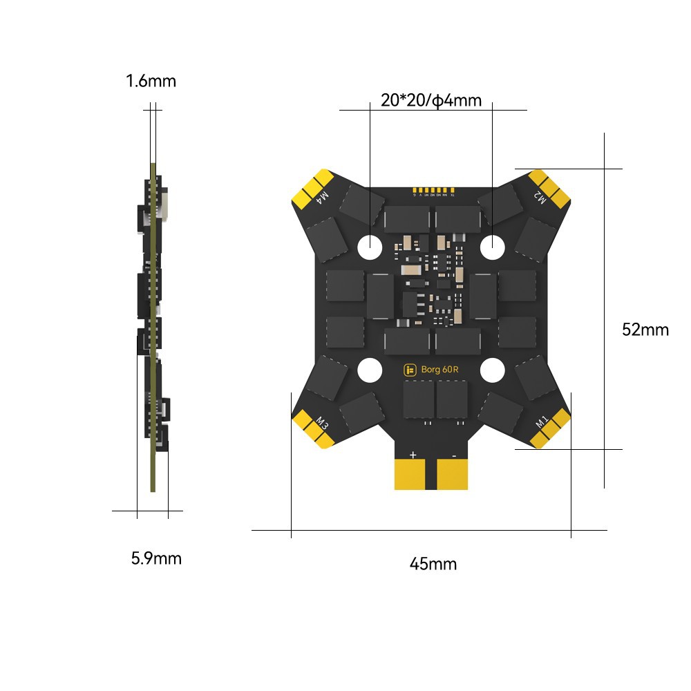 وحدة التحكم بالطيران iFlight B - مراجعة Drone Antenna وسعره