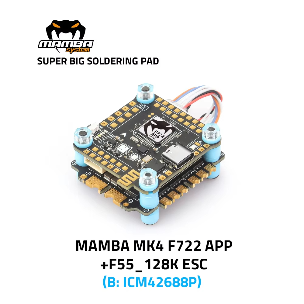 Diatone MAMBA F722 APP MK4 WIF - مراجعة F722 Flight Controller وسعره