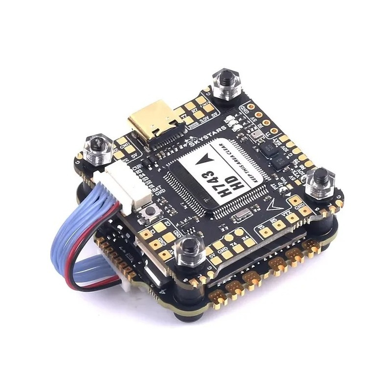 وحدة تحكم طيران SKYSTARS H743  - مراجعة 4 In 1 Esc وسعره