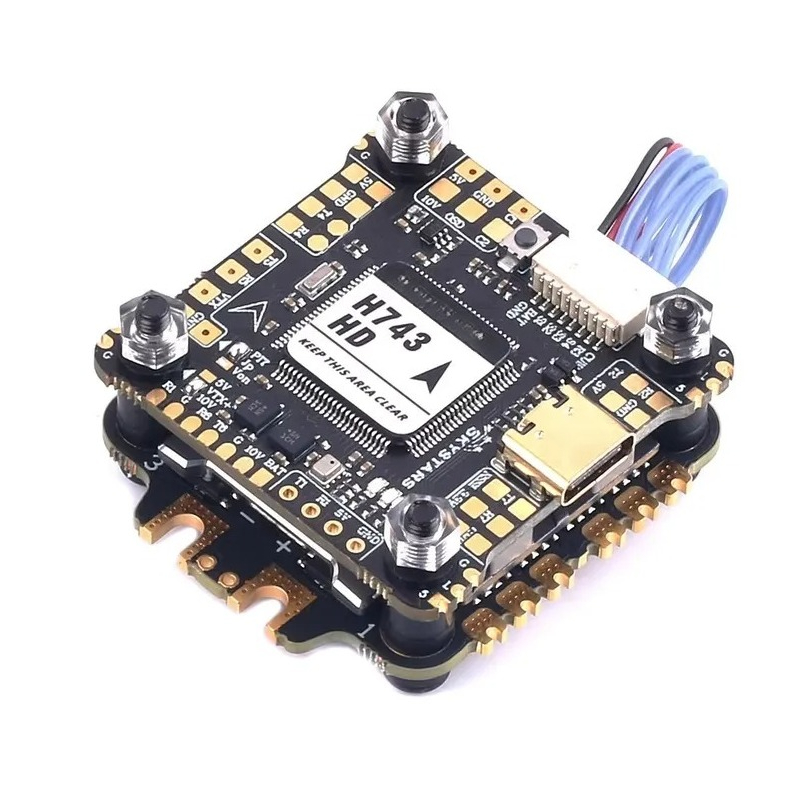 وحدة تحكم طيران SKYSTARS H743  - مراجعة 4 In 1 Esc وسعره