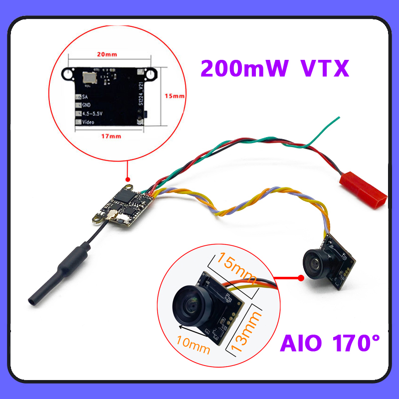كاميرا SLONWAKE 5.8G 1200TVL F - مراجعة Mini Drone وسعره