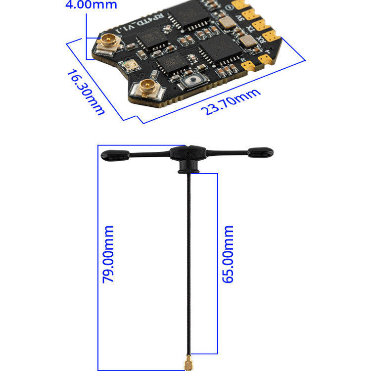 جهاز استقبال RadioMaster RP4TD - مراجعة Analog Fpv Camera وسعره