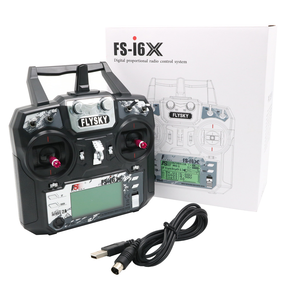 FLYSKY FS-i6X FS i6X 10CH 2.4  - مراجعة Radio Transmitter 2.4Ghz وسعره