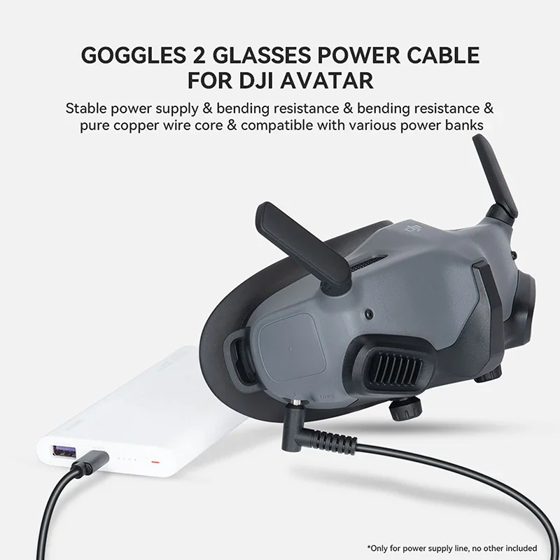 كابل شحن لـ DJI Goggles 2 / Gl - مراجعة Drone Goggles Dji وسعره