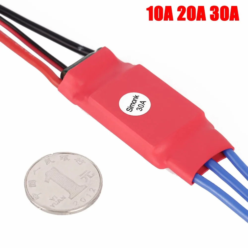 1 قطعة سيمونك 10A 20A 30A فرش  - مراجعة Drone Esc وسعره