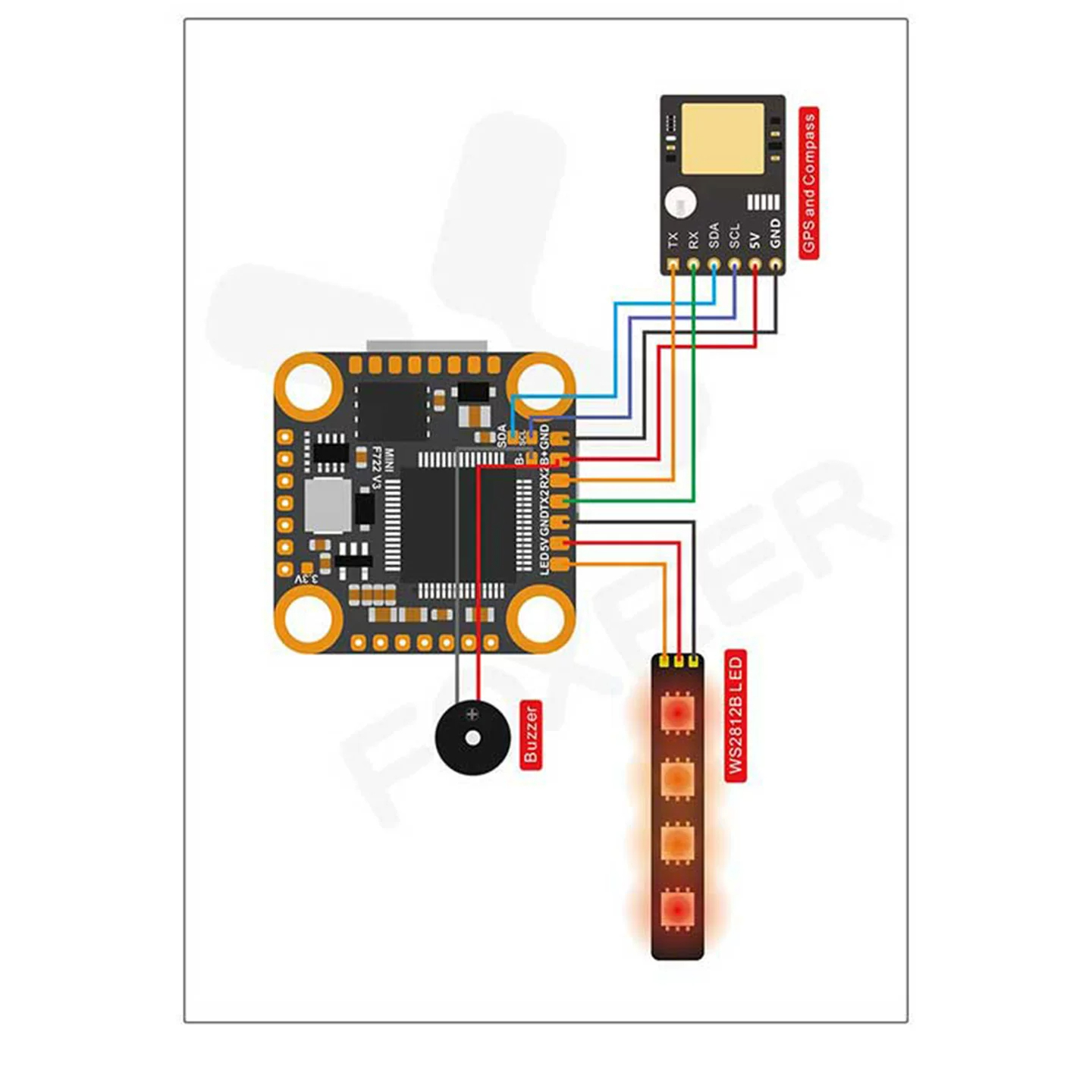 وحدة تحكم طيران FOXEER F722 V4 - مراجعة F722 Flight Controller وسعره