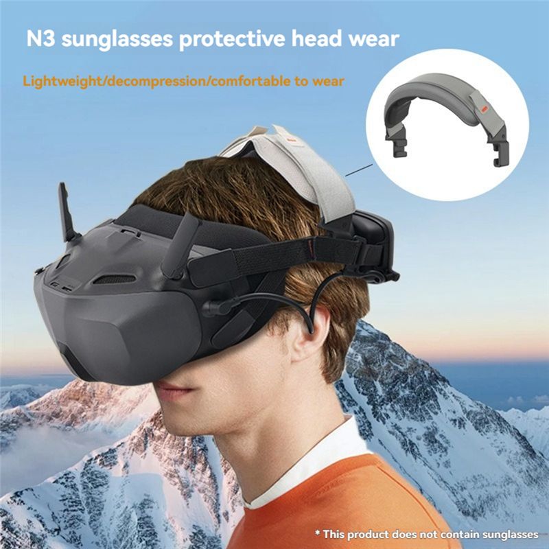 Y44A: حزام رأس إضافي لنظارات D - مراجعة Drone Goggles Dji وسعره