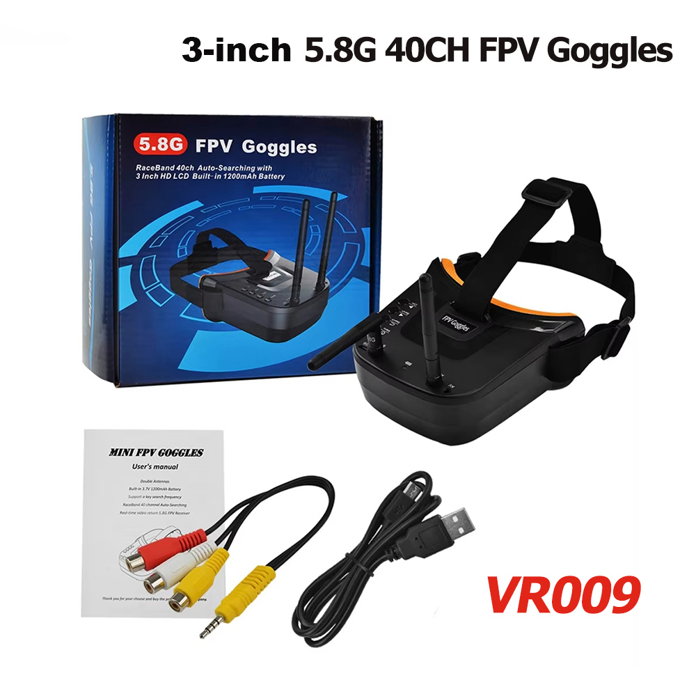 VR009 FPV نظارات الفيديو 3 بوص - مراجعة Goggles Fpv وسعره